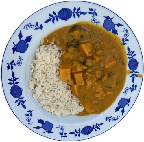 Veganes Süßkartoffel-Curry